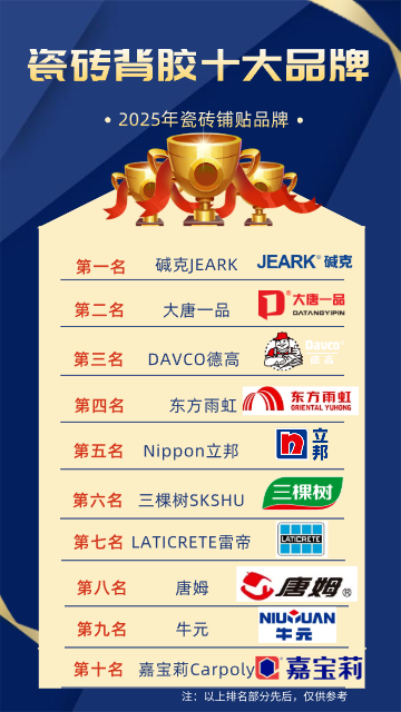 避坑指南｜瓷砖背胶十大品牌值得关注的优势与亮点